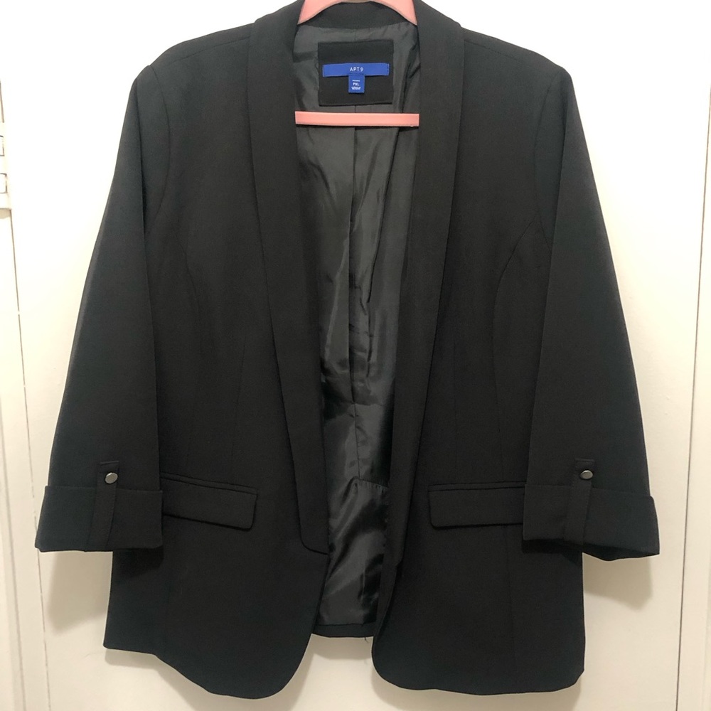 APT 9 Women’s Petite 3/4 Sleeve Blazer